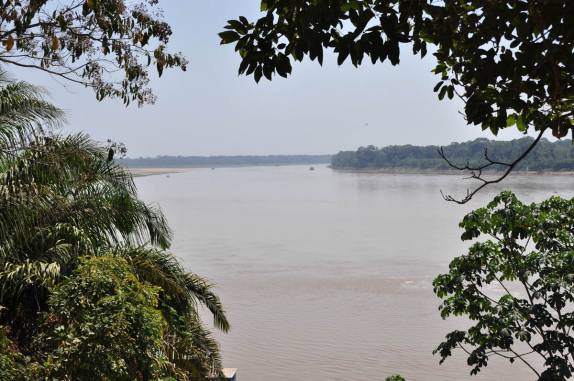 O rio amazônico que passa por Riberalta, no norte da Bolívia